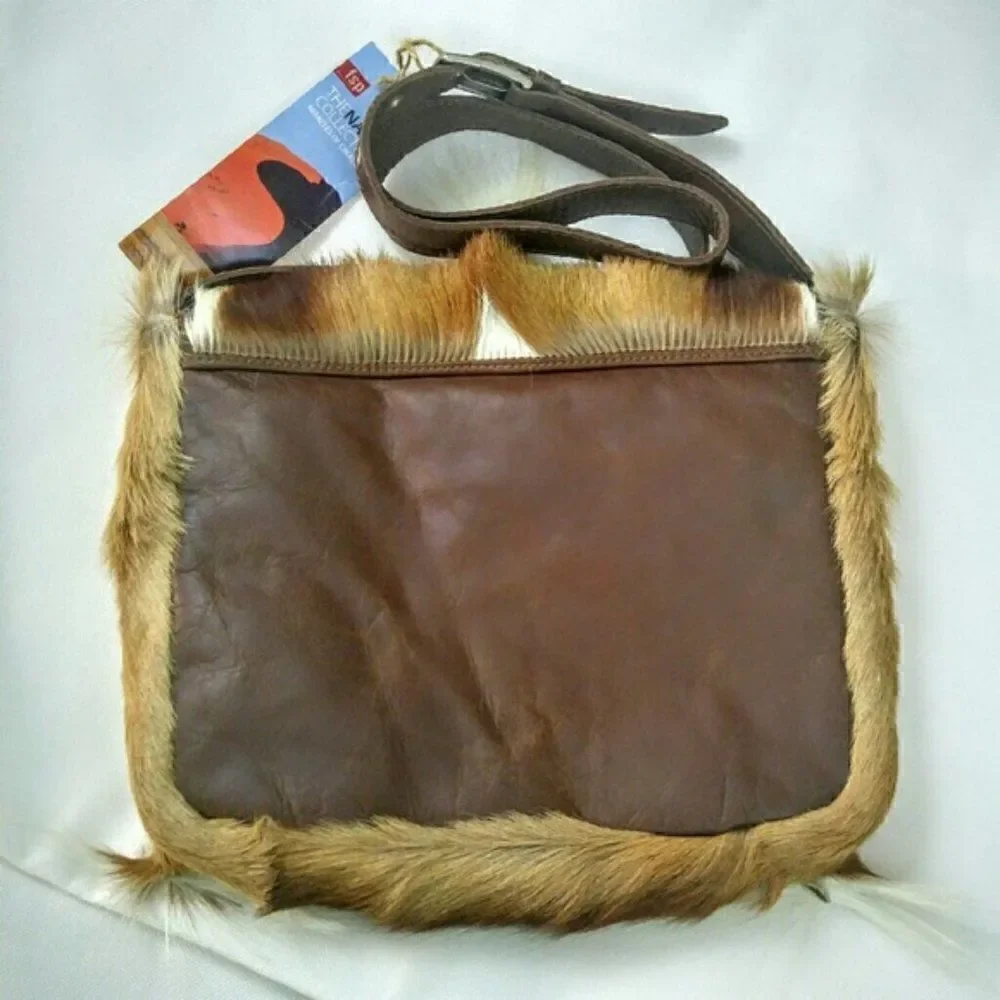 New FSP Collection Springbok Hazelnut Handbag - Picture 7 of 8